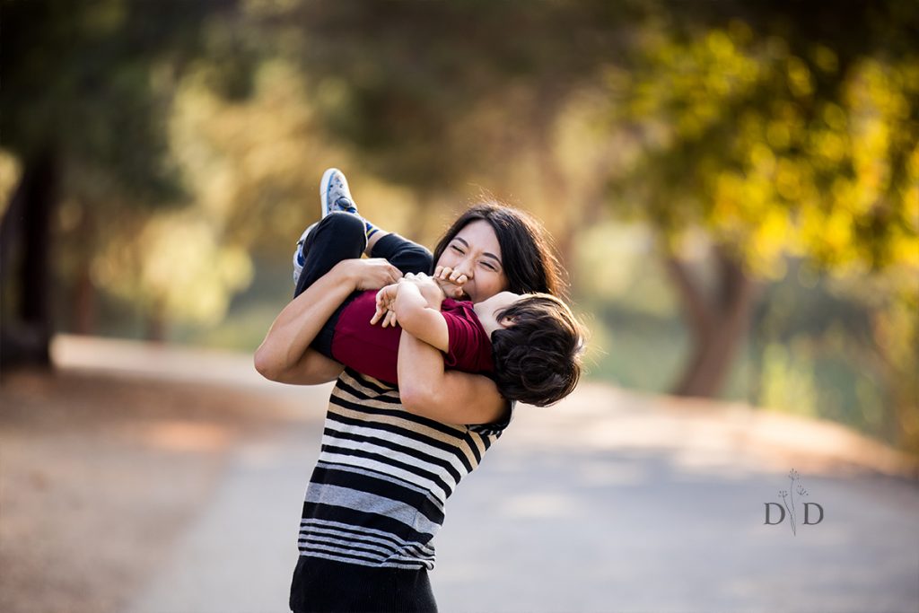 Mom Playing with Son