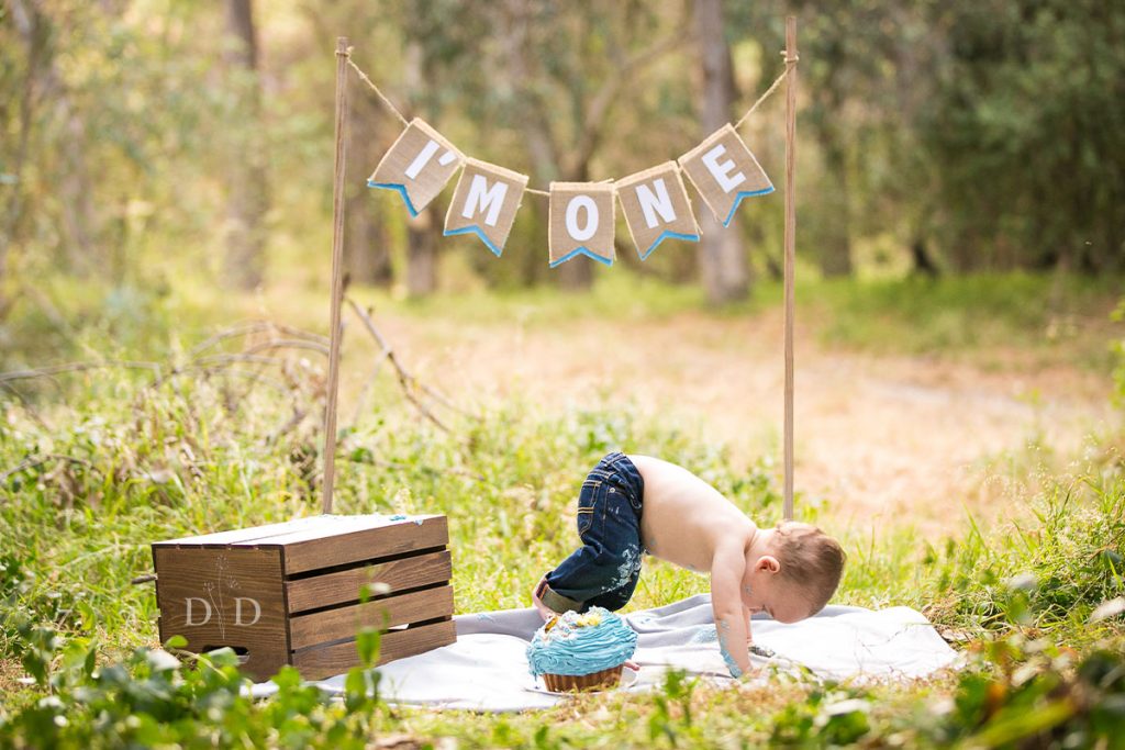 Cute Cake Smash with little boy