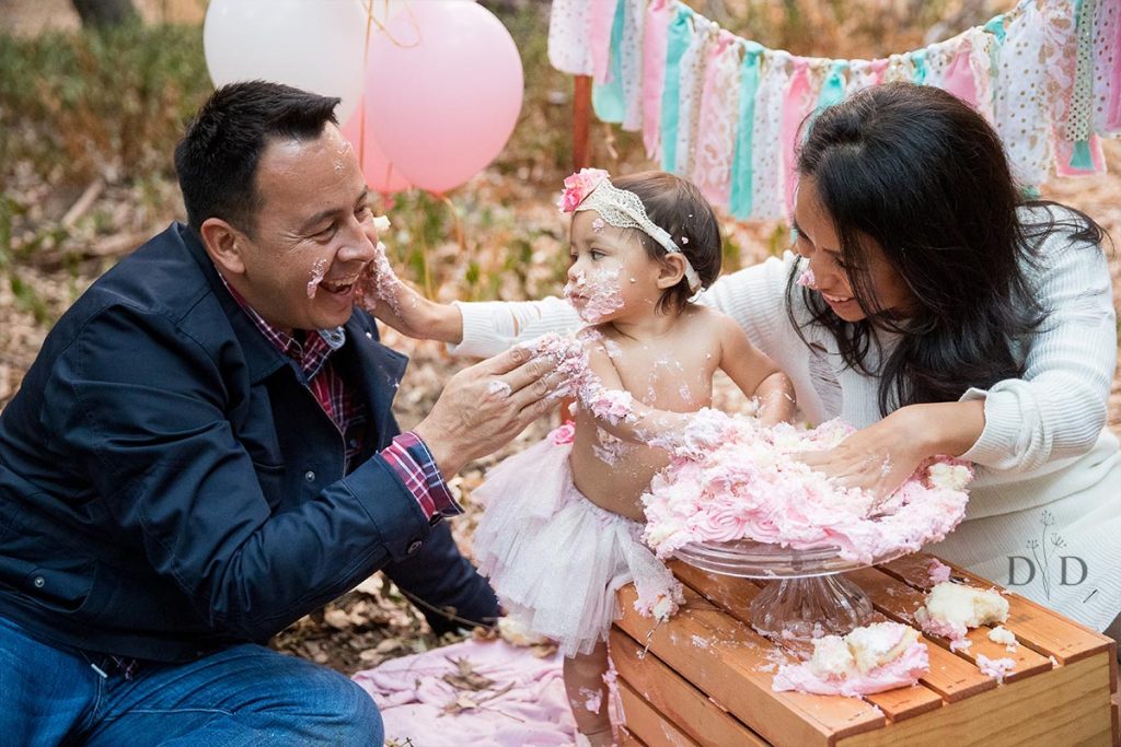 Cake Smash with Parents