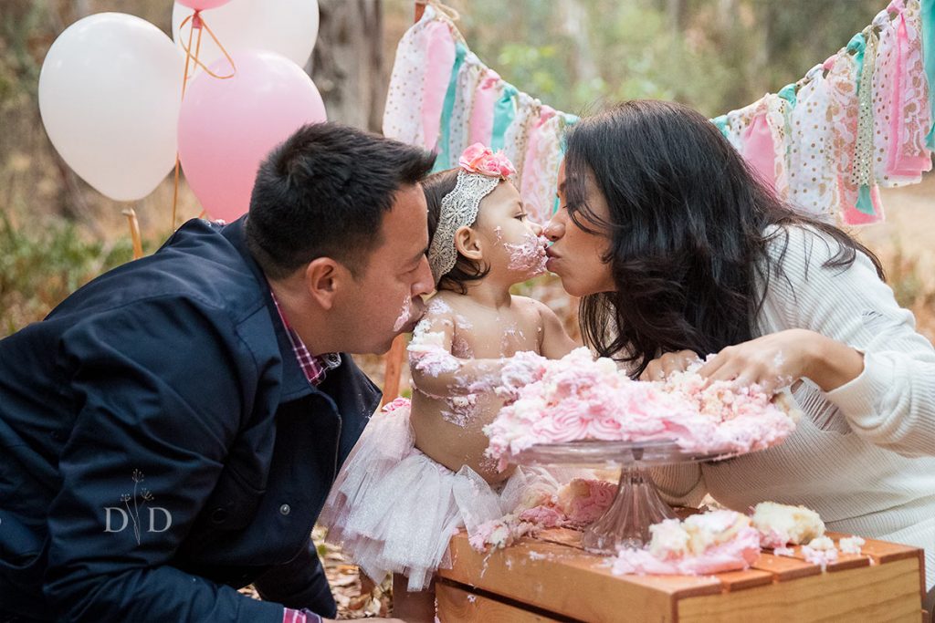 Cake Smash with Mom and Dad