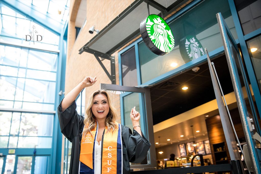 Starbucks Graduation Photos