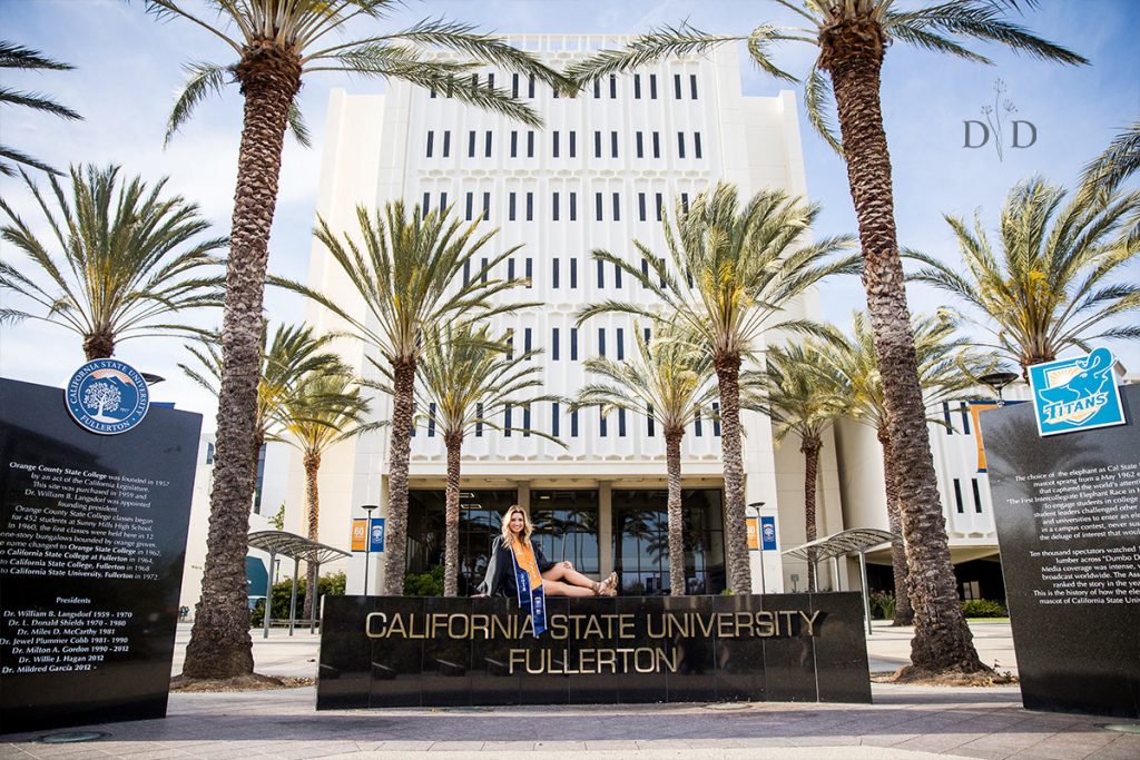 Cal State Fullerton University Front Grad Photos