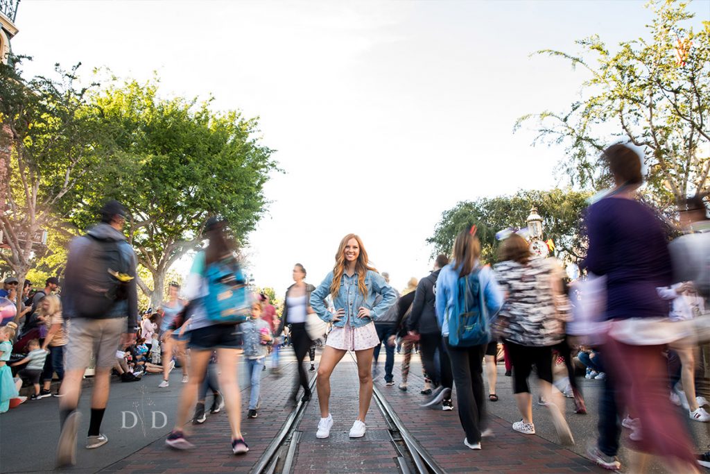 Disneyland Main Street Grad Photo