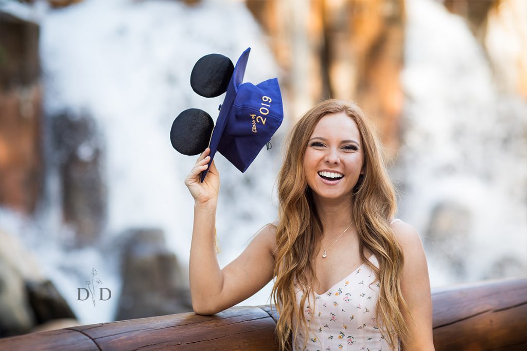 Disney Graduation Cap Photo