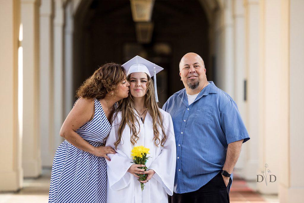 Pasadena Graduation Photo with Family