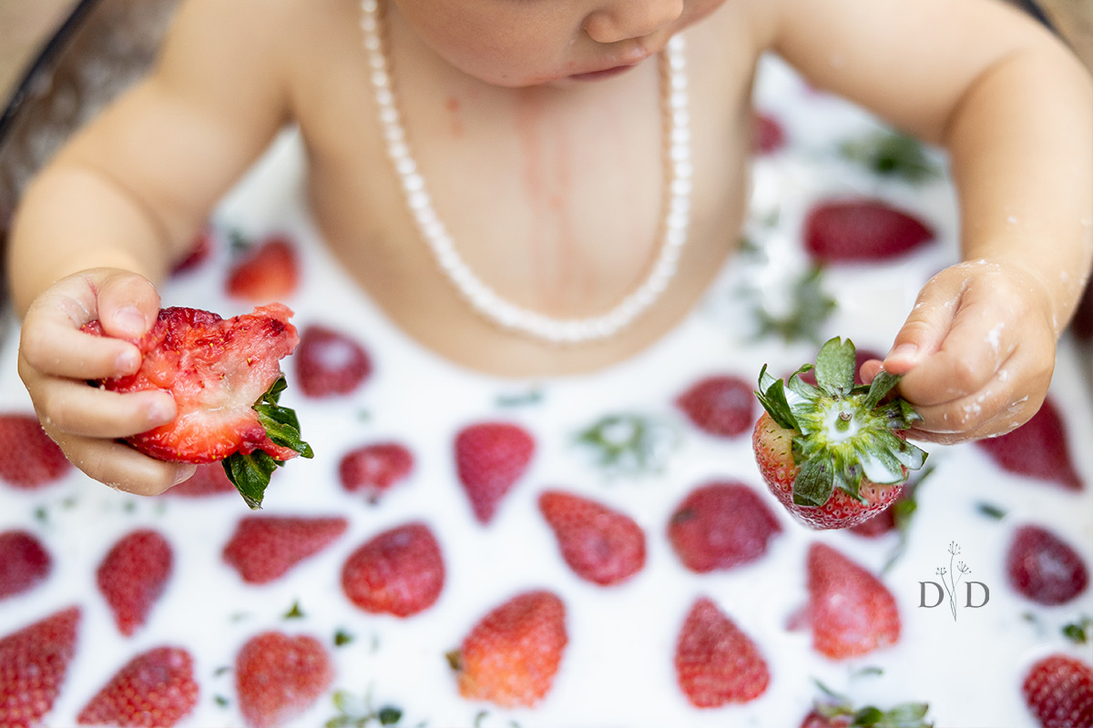 Strawberries and Cream Birthday Theme