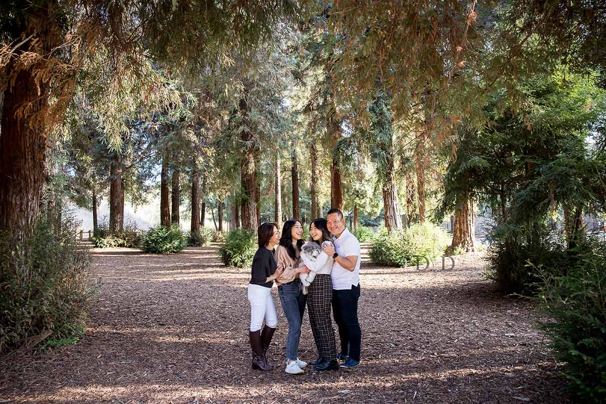 Family Photo in a Forest