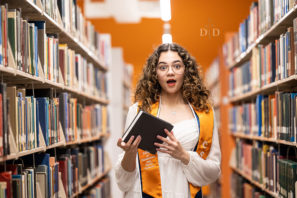 Graduation Photography in Library