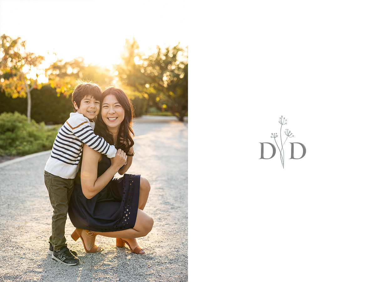 Family photography at a park in Glendora