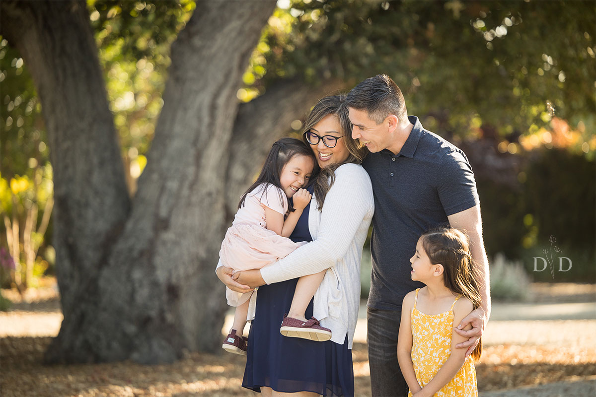 Family Photo with Two Daughters