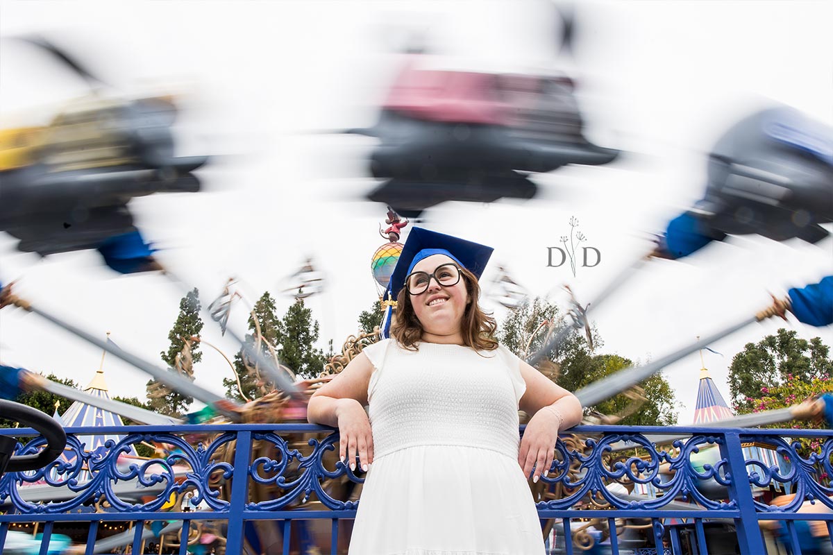 Grad Photo with Dumbo Ride