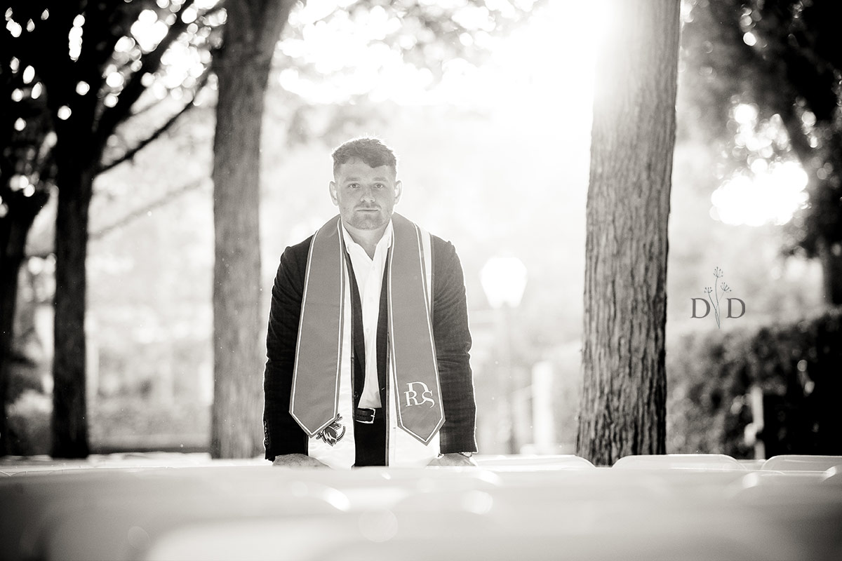 B&W Graduation Photography