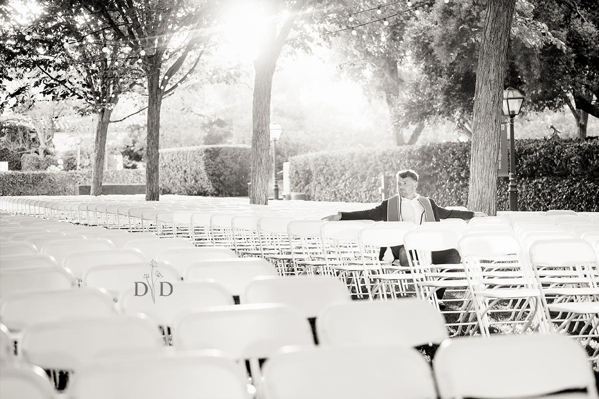 B&W Graduation Photo