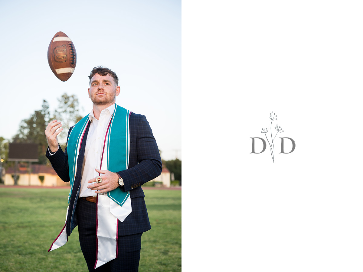 Football Grad Portrait