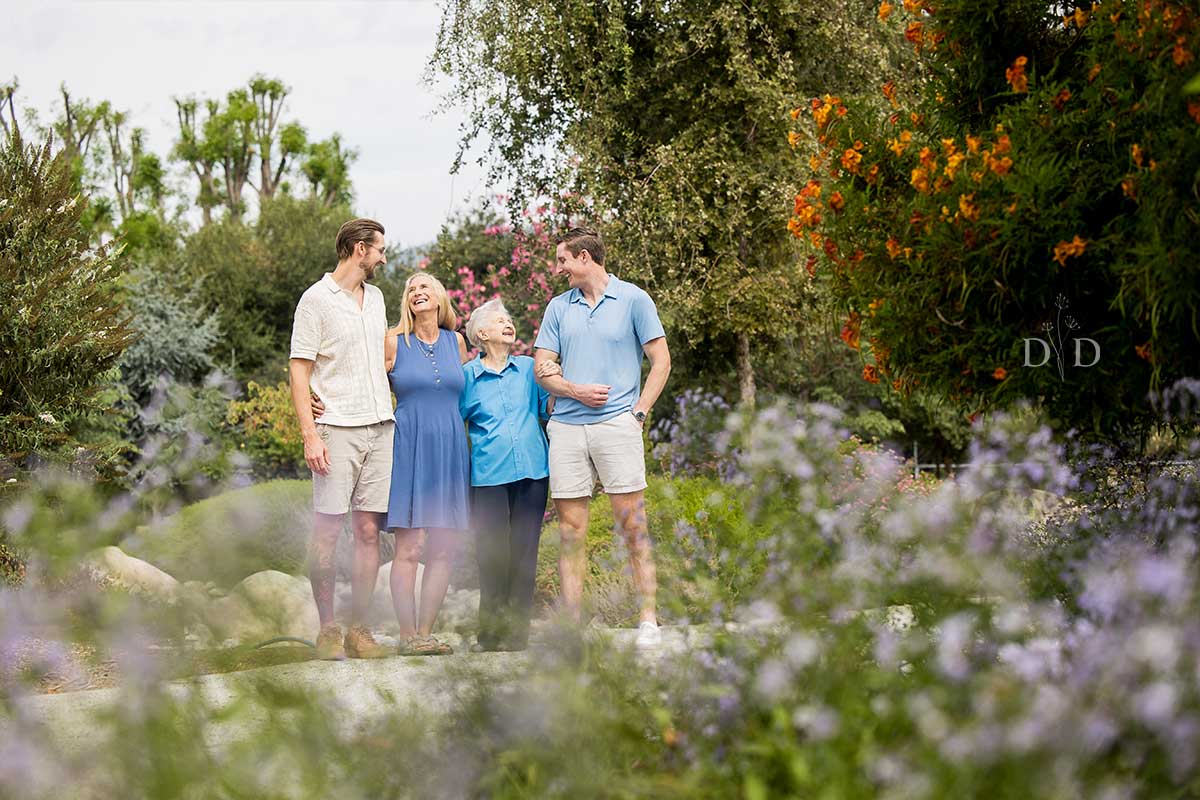 Family at the Glendora Arboretum