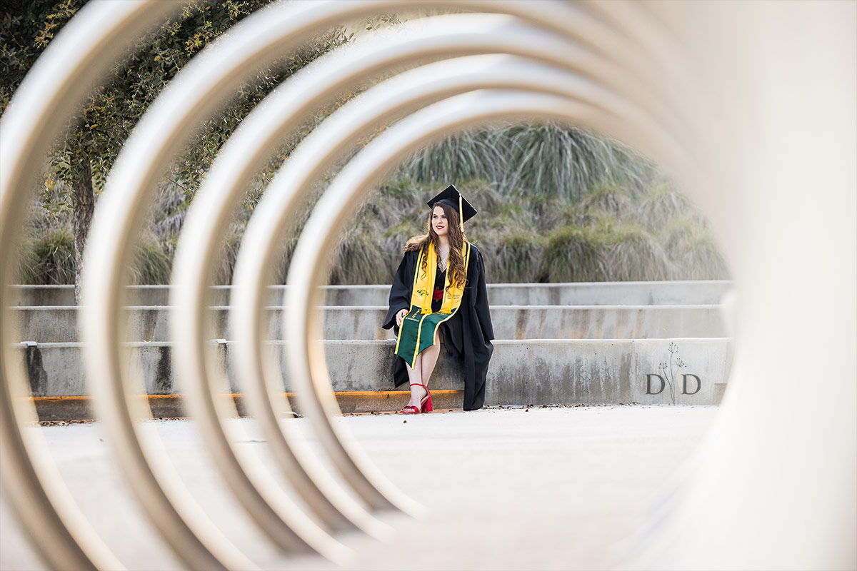 Cool Unique Perspective in a Grad Photo