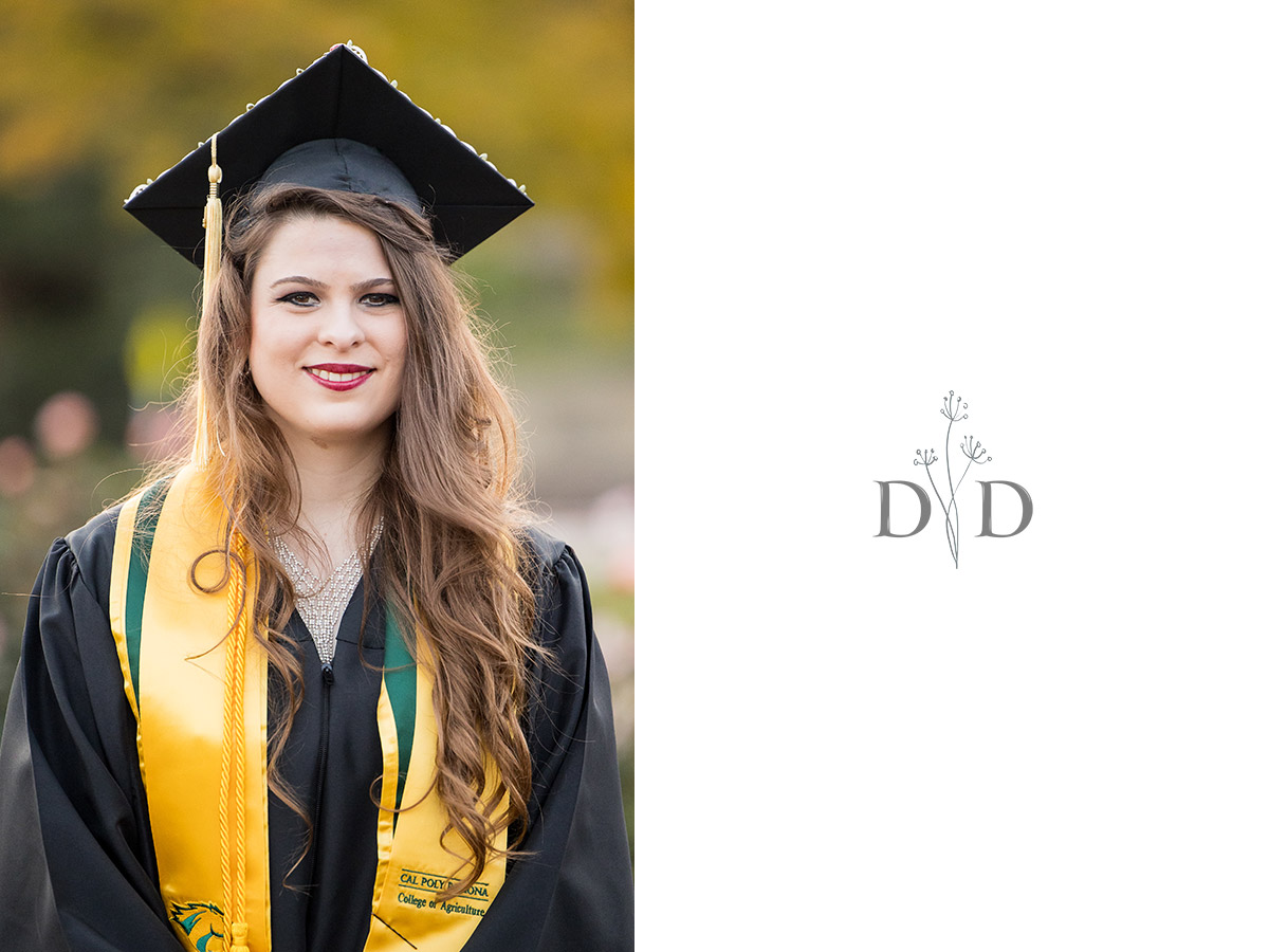 Grad Portrait with Cap and Gown
