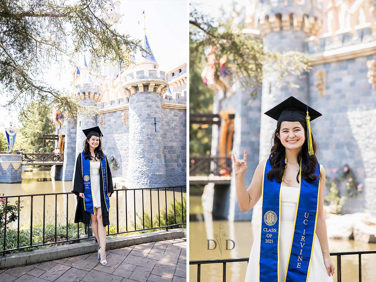 Sleeping Beauty Castle Graduation Photography