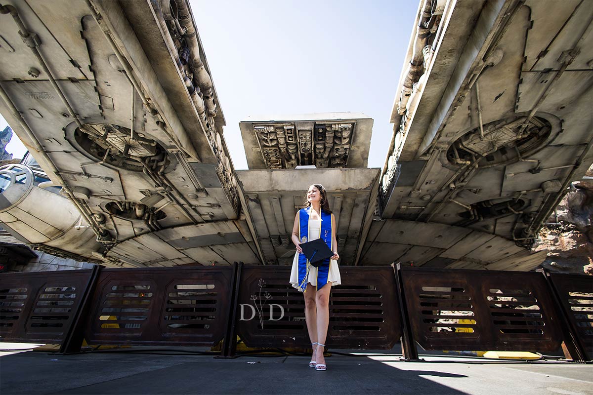 Millennium Falcon Grad Photography