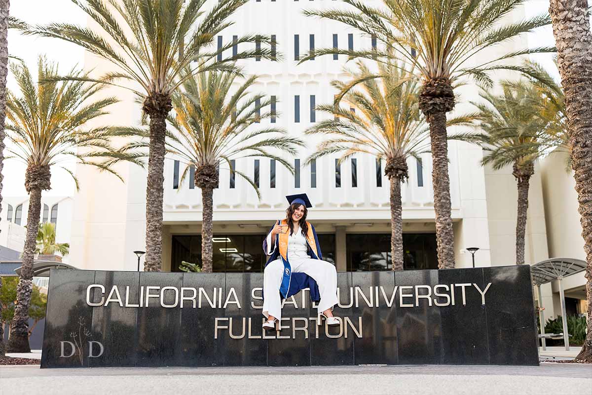 Cal State University Fullerton Graduation Photo