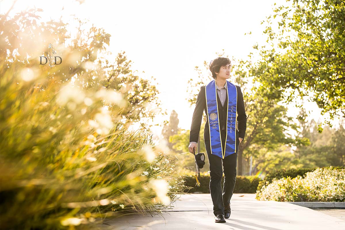 UCI Cap and Gown Grad Photo