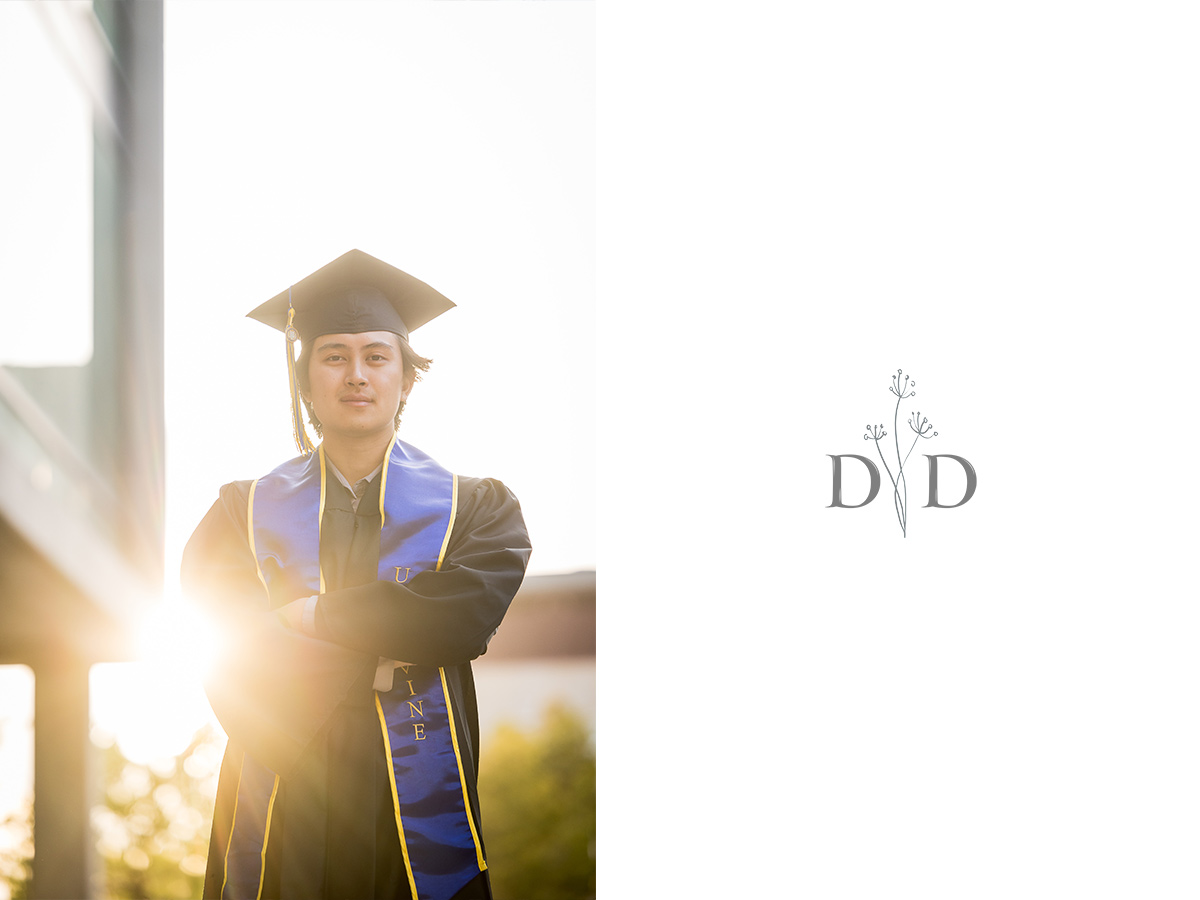 Grad Photo in the Sunset