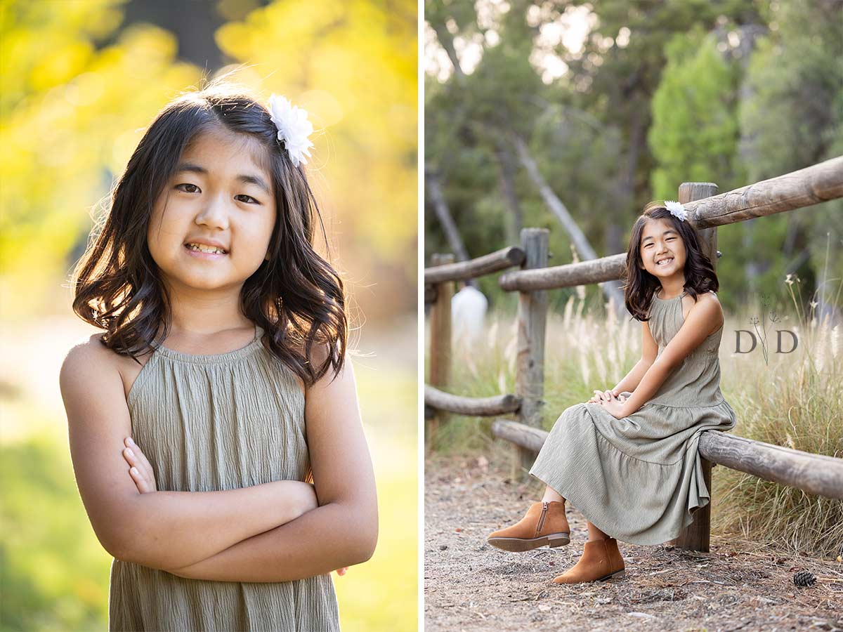 Portraits of daughter