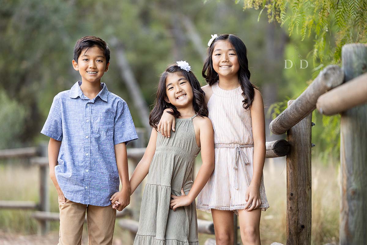 Family Photos on a Park Trail