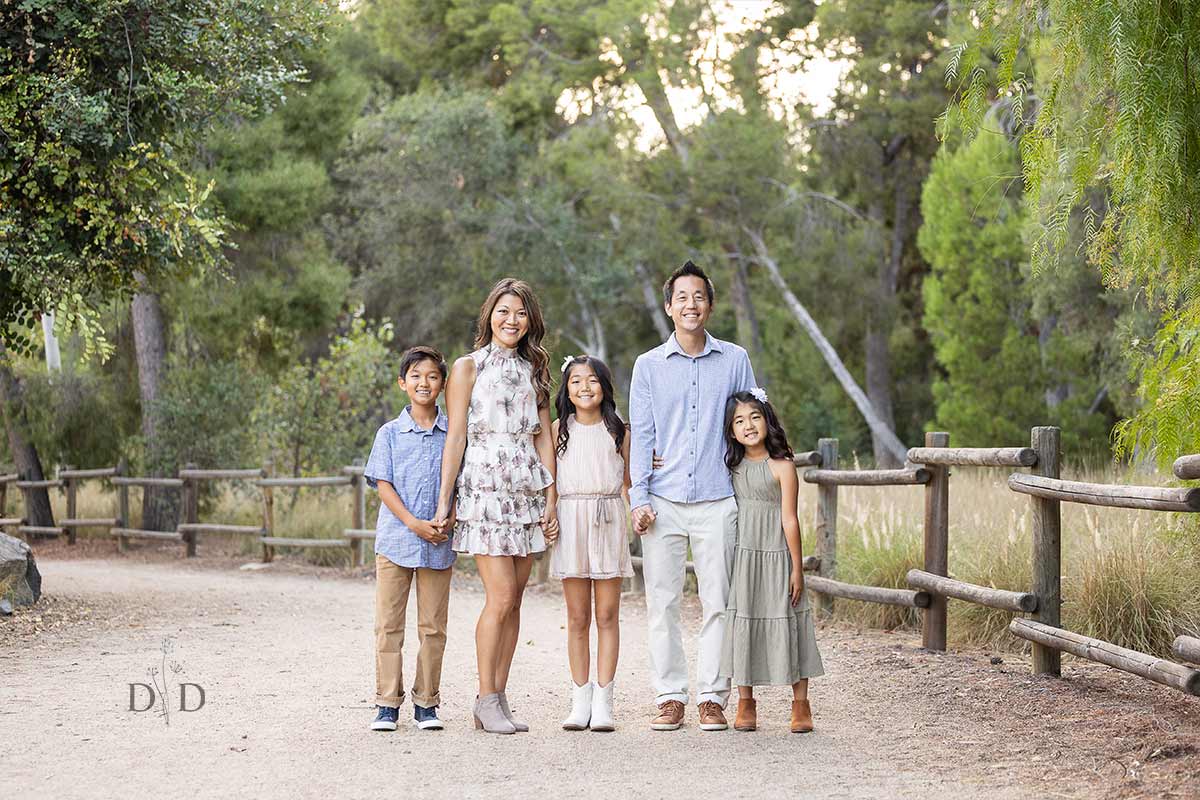 Family Photo on a Trail