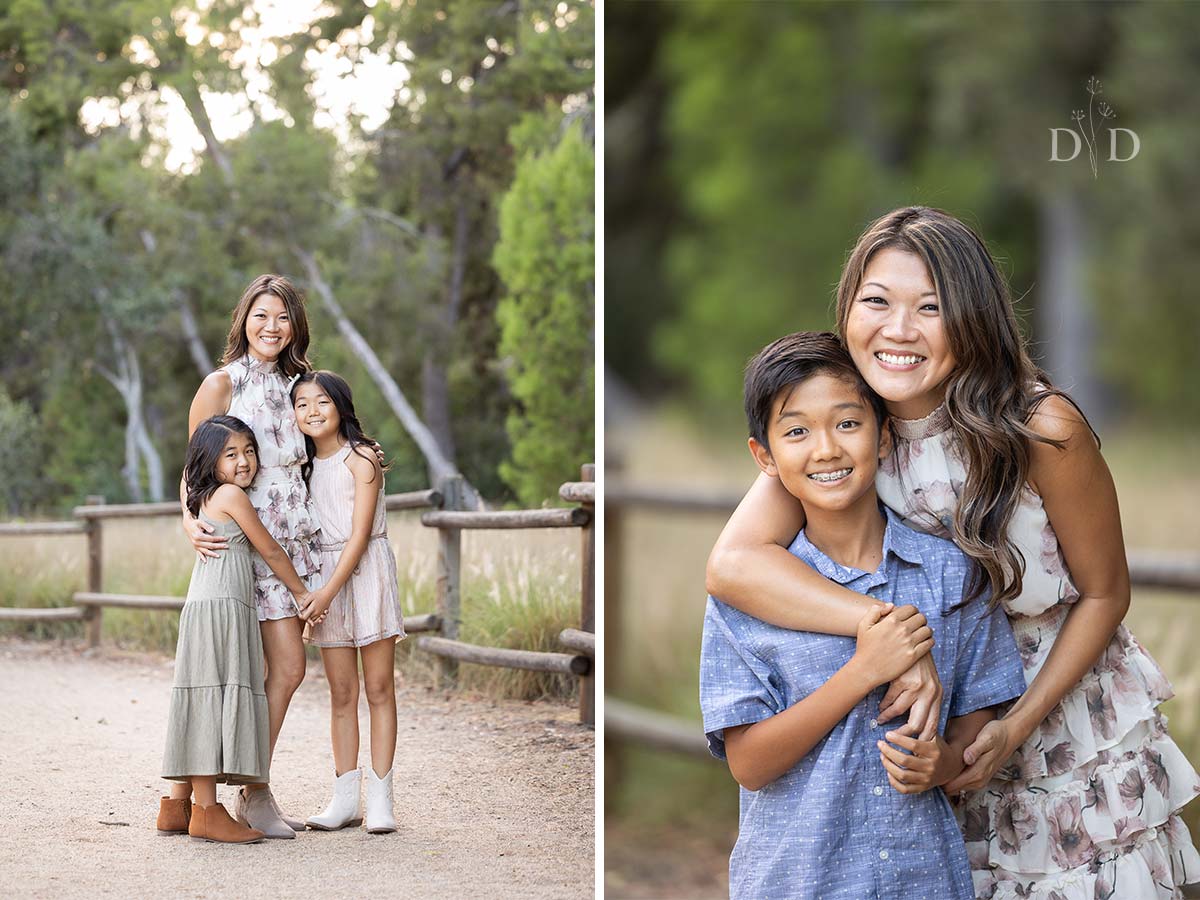 Mom with her children
