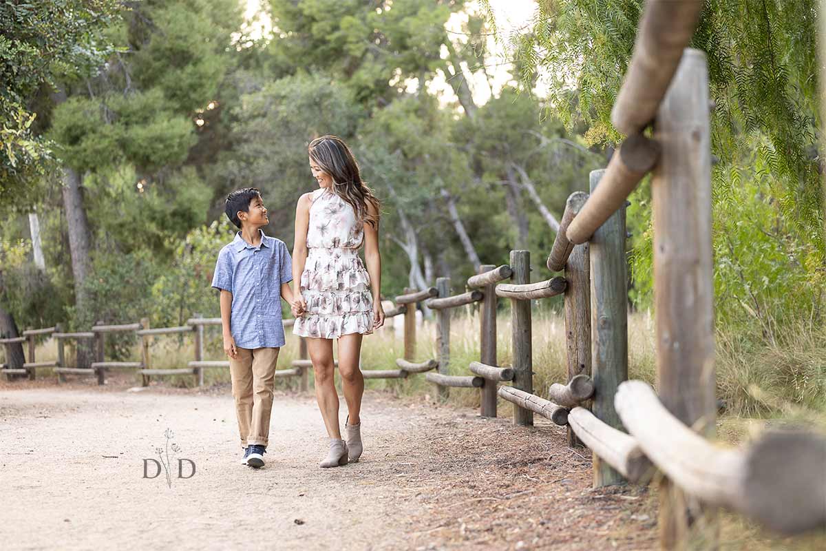 Mom and son