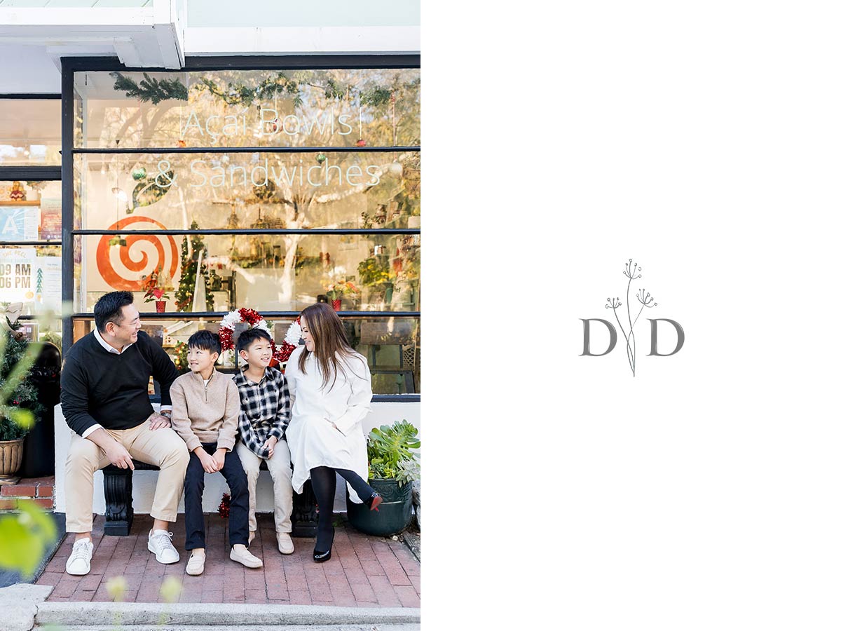 Downtown Claremont Family Photo