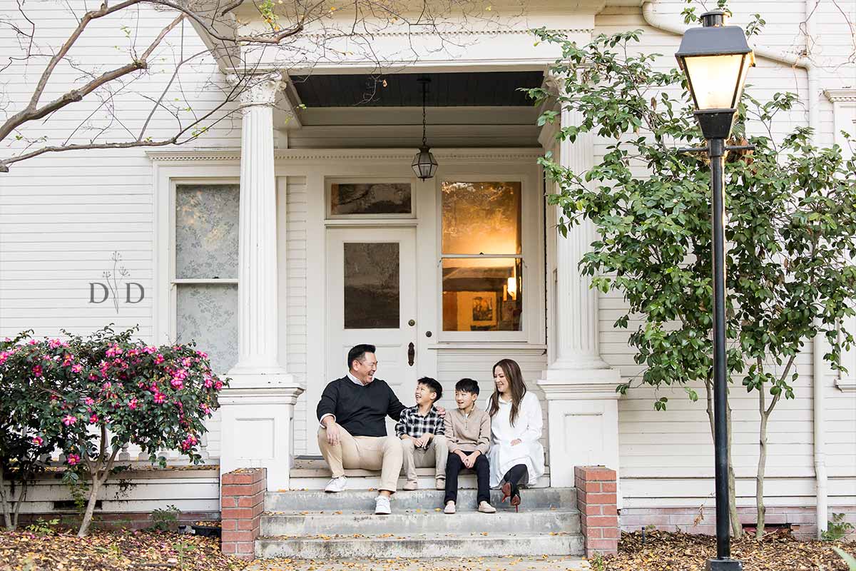 Classic white house in Claremont