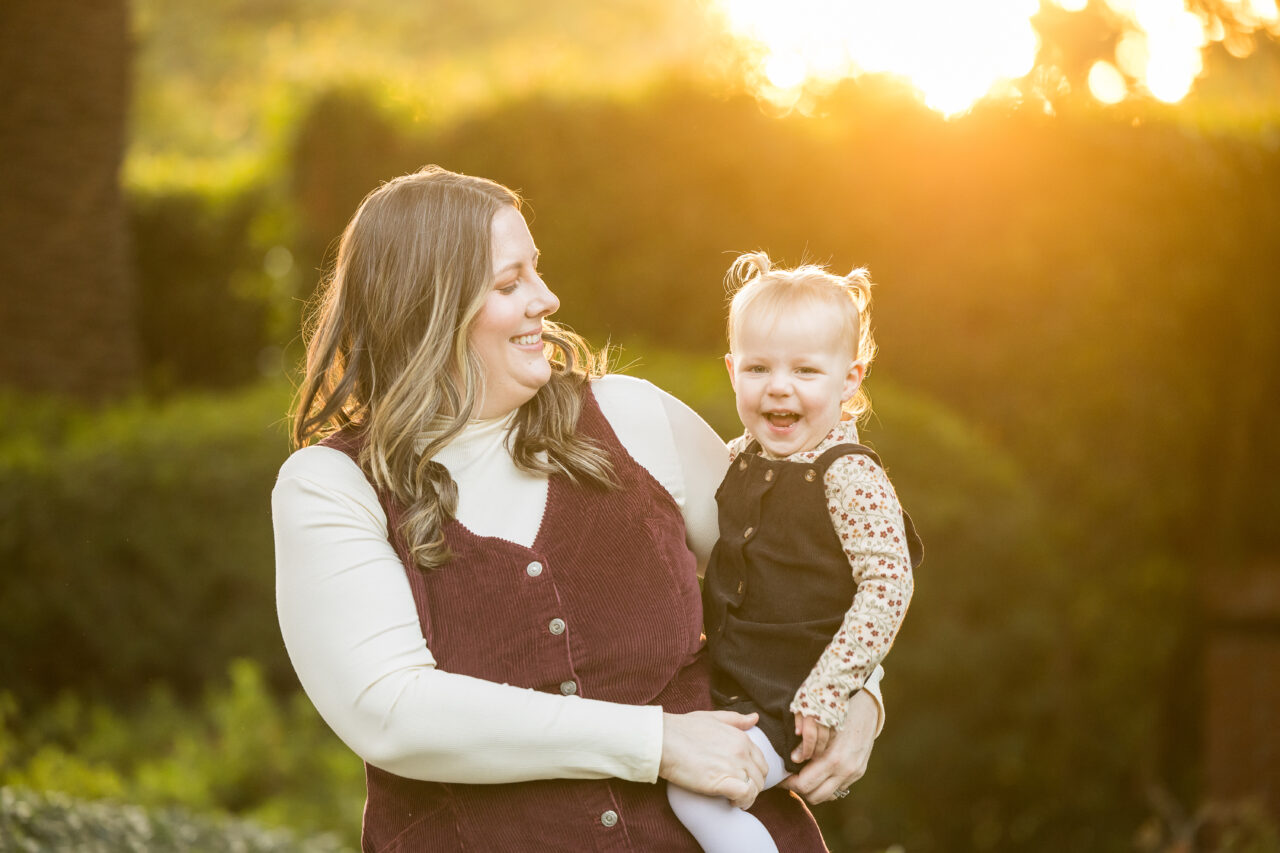 Mom with her daughter