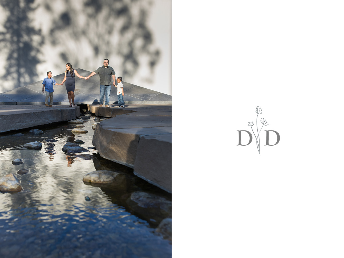 Stream and Pyramid at Noguchi Garden
