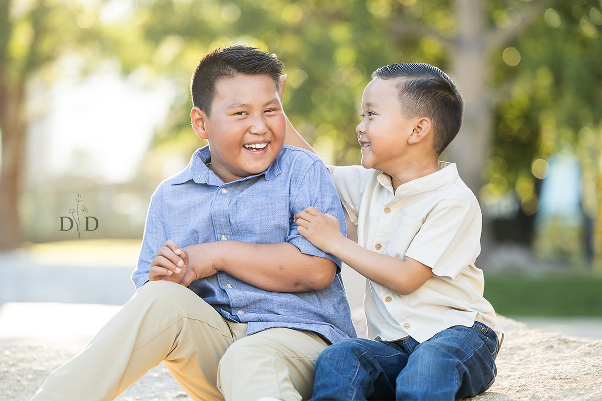 Brothers Laughing