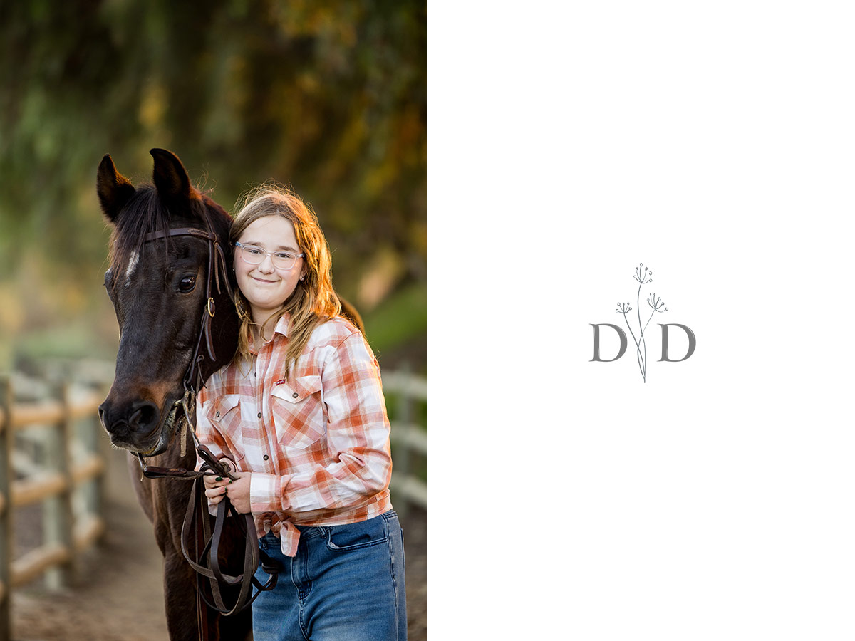 A girl and her horse