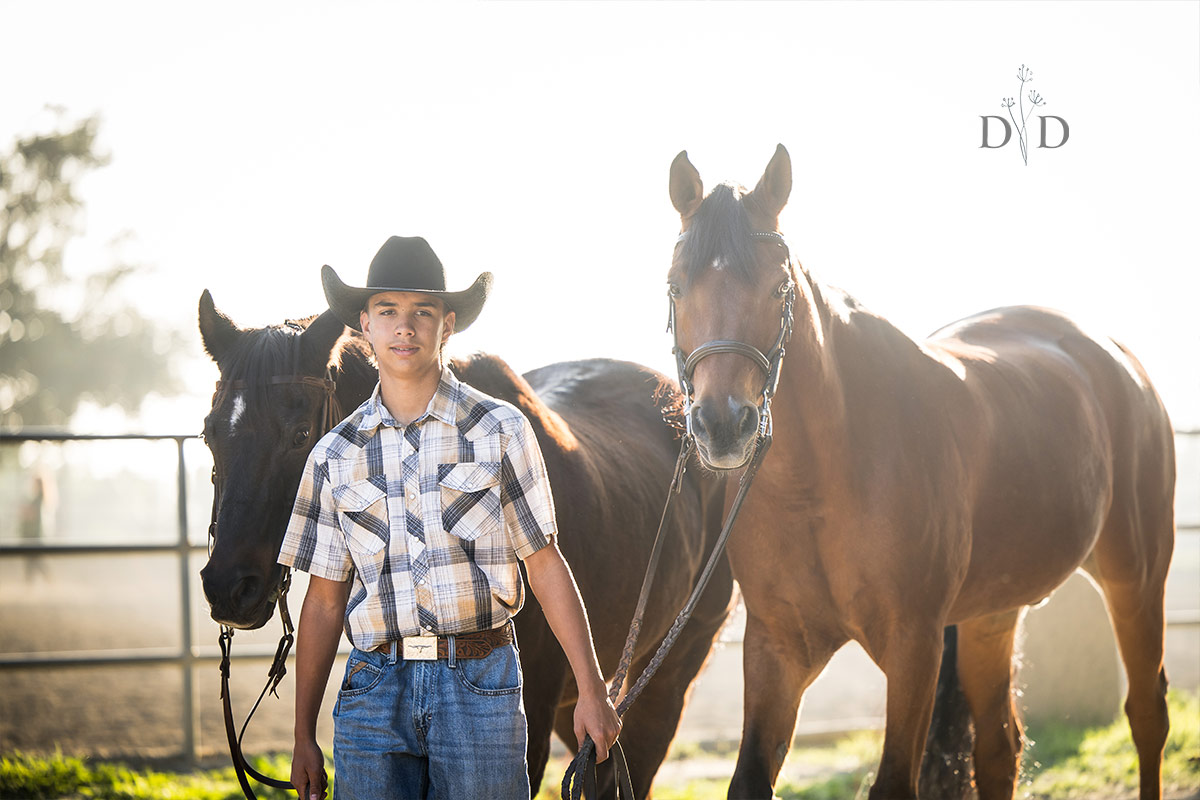 Photos with two horses